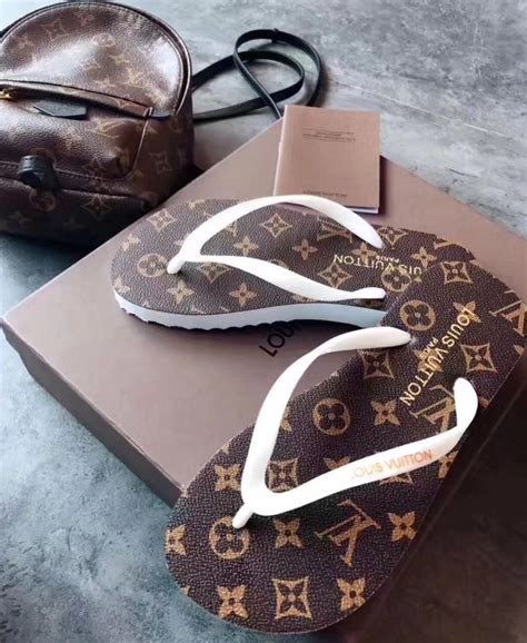 lv slippers mink|louis Vuitton Monogram flip flops.